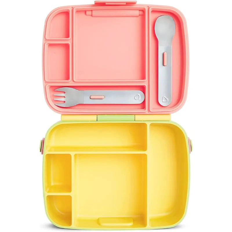 Lunch Bento Box with Stainless Steel Utensils