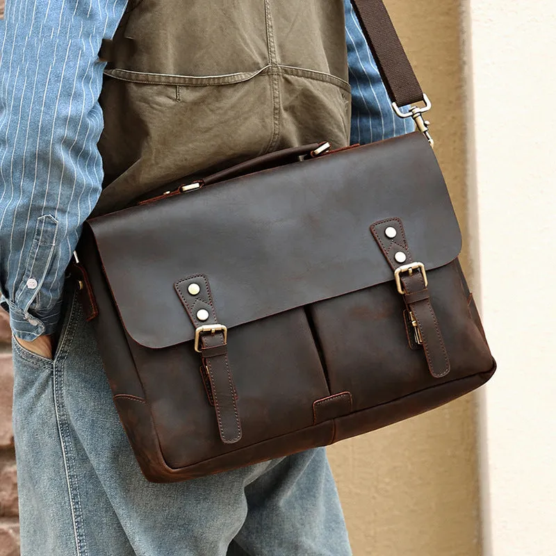 Men's Genuine Leather Men's Messenger Bag