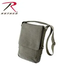 Military Tech Bag, Vintage Canvas