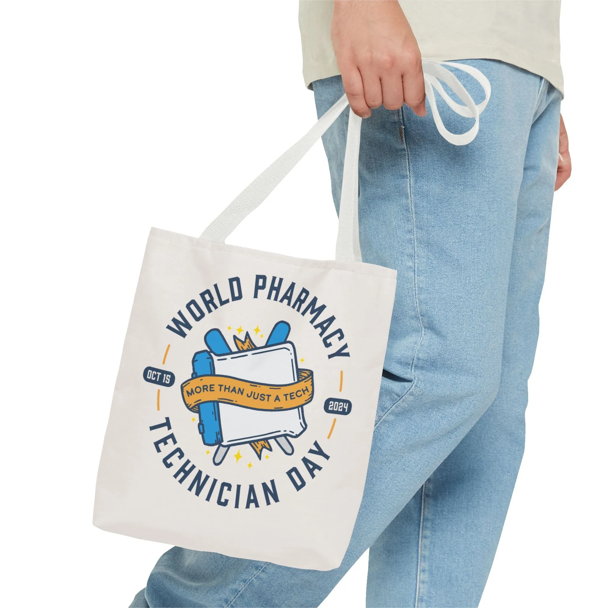 More Than Just A Tech: Pharmacy Technician Day 2024 Tote Bag // Counting Tray Edition