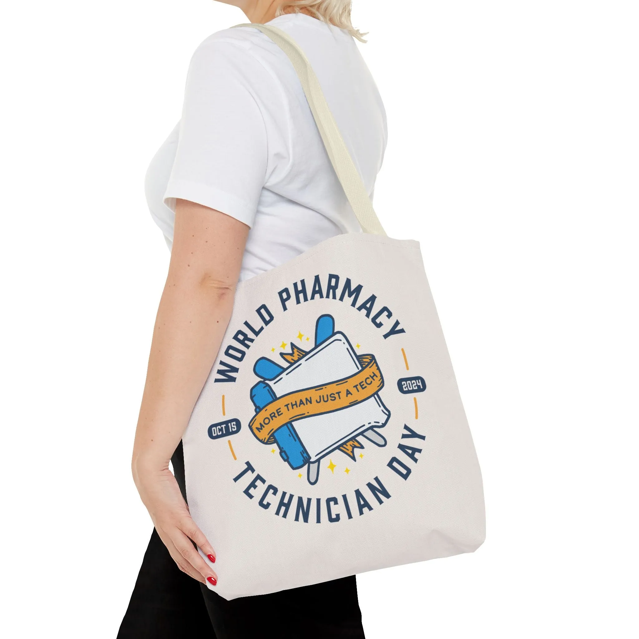 More Than Just A Tech: Pharmacy Technician Day 2024 Tote Bag // Counting Tray Edition