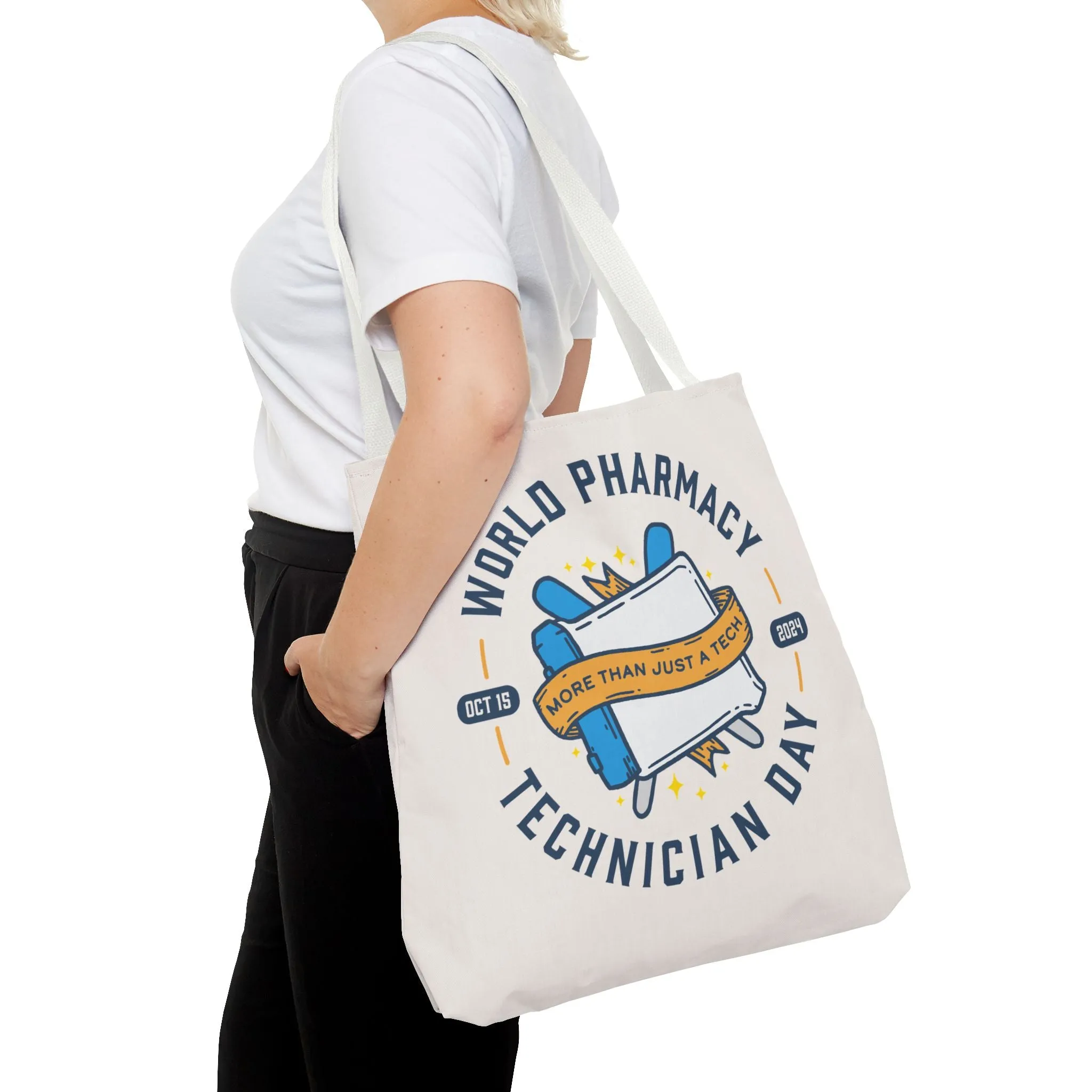 More Than Just A Tech: Pharmacy Technician Day 2024 Tote Bag // Counting Tray Edition