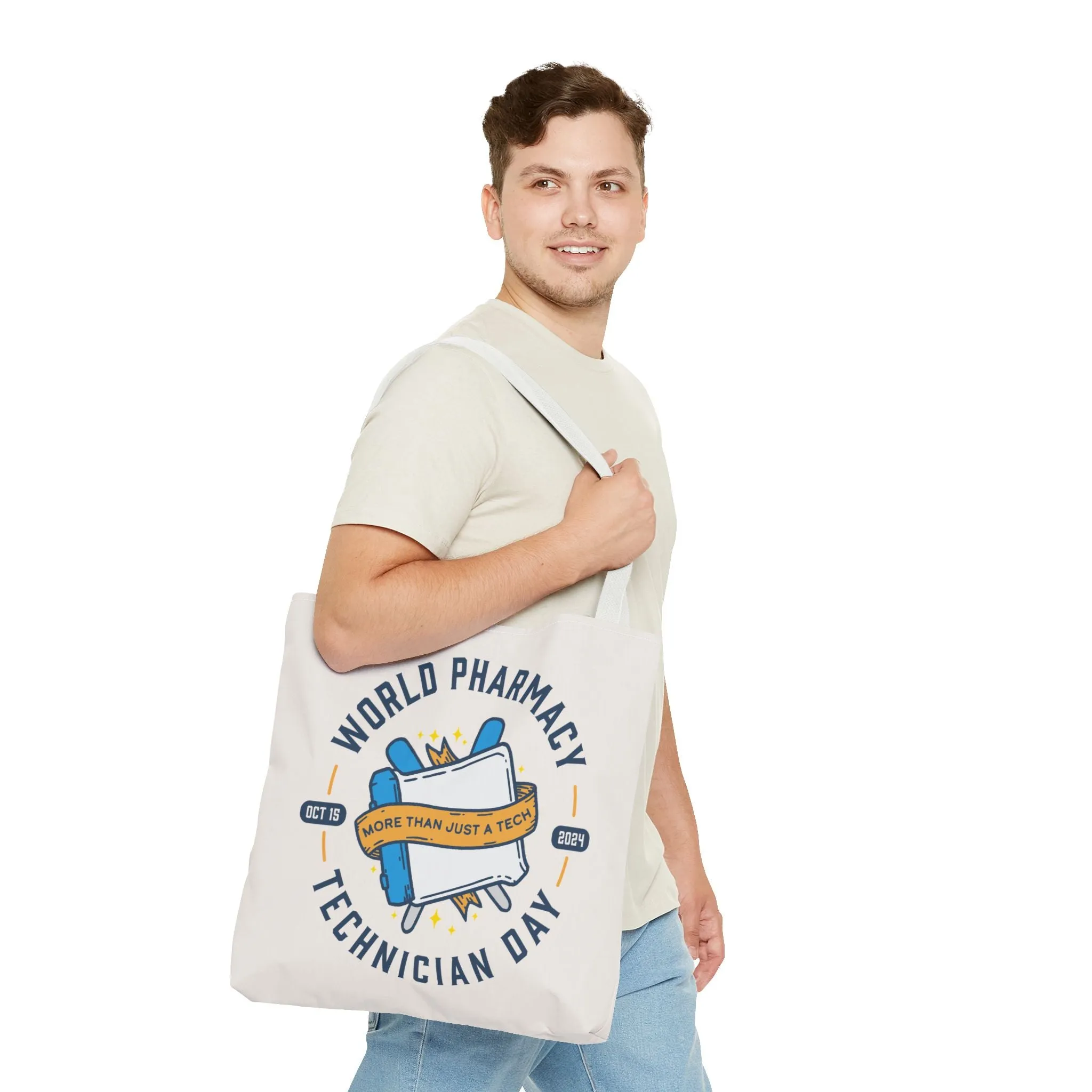 More Than Just A Tech: Pharmacy Technician Day 2024 Tote Bag // Counting Tray Edition