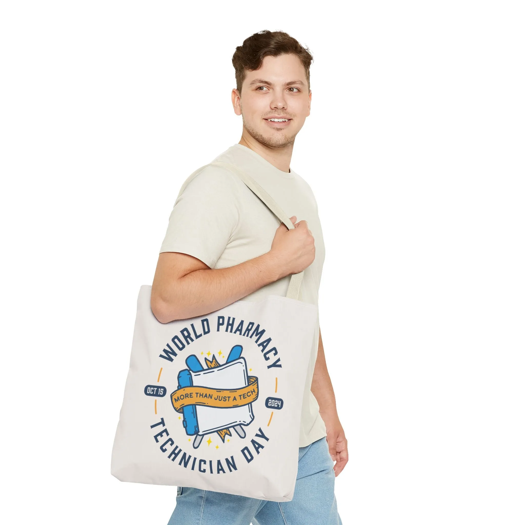 More Than Just A Tech: Pharmacy Technician Day 2024 Tote Bag // Counting Tray Edition