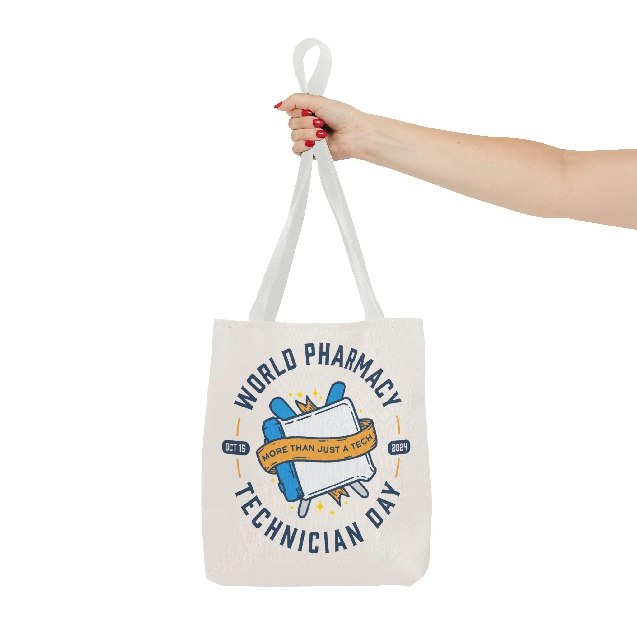 More Than Just A Tech: Pharmacy Technician Day 2024 Tote Bag // Counting Tray Edition