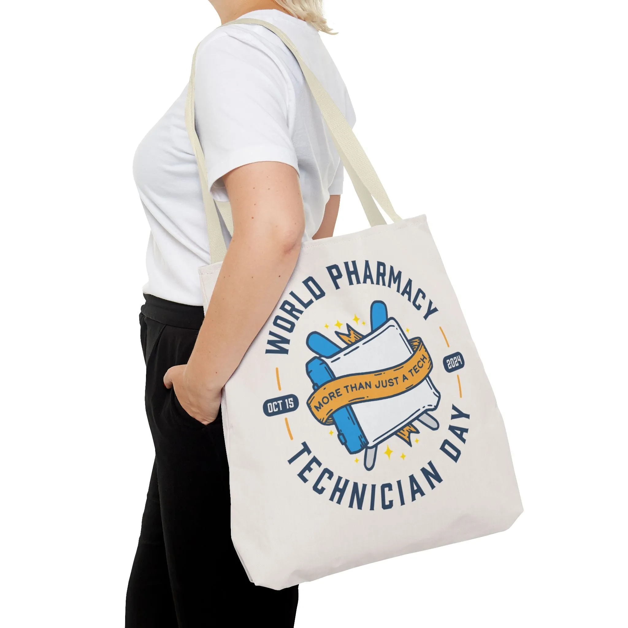 More Than Just A Tech: Pharmacy Technician Day 2024 Tote Bag // Counting Tray Edition