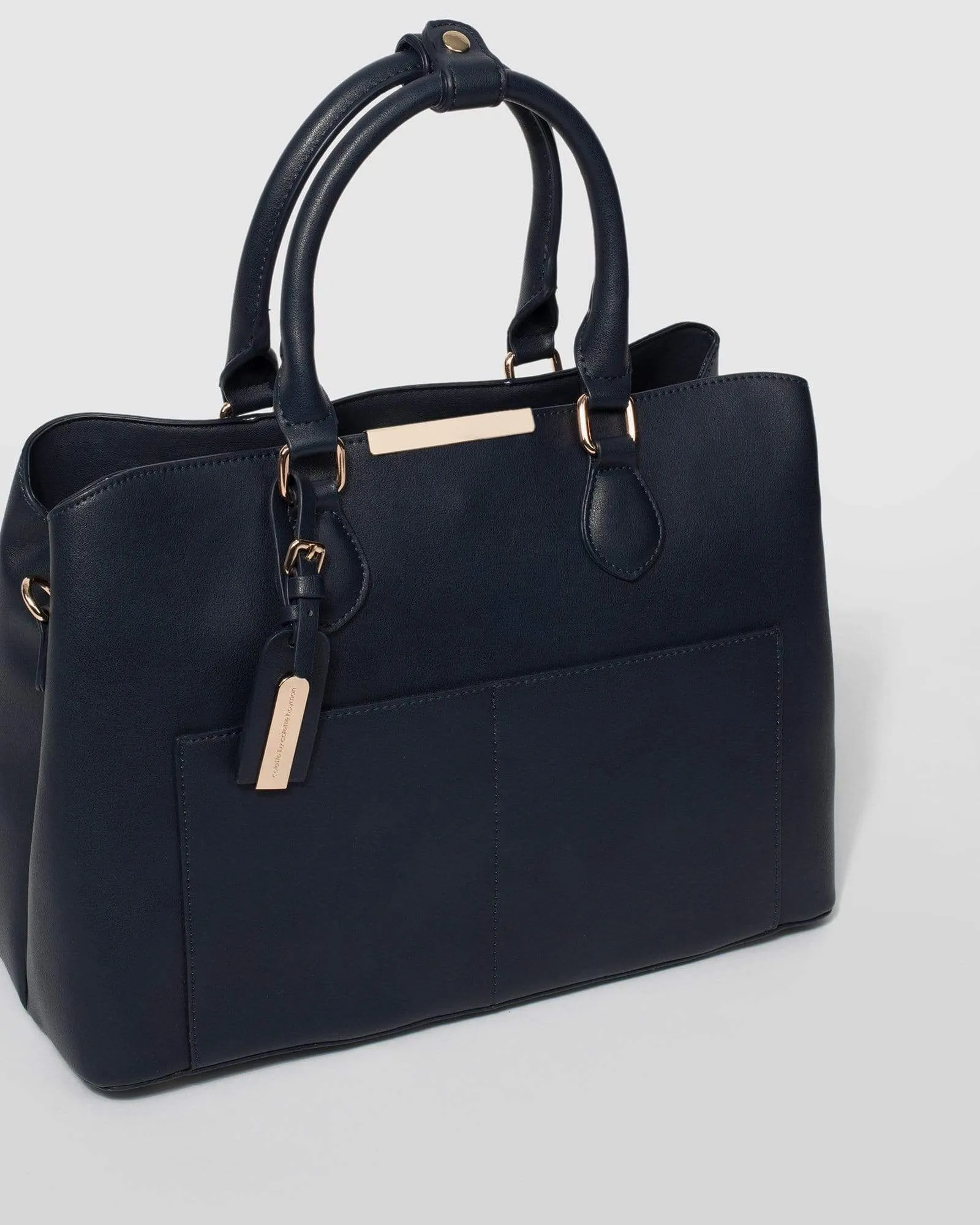 Navy Blue Spencer Tech Tote Bag