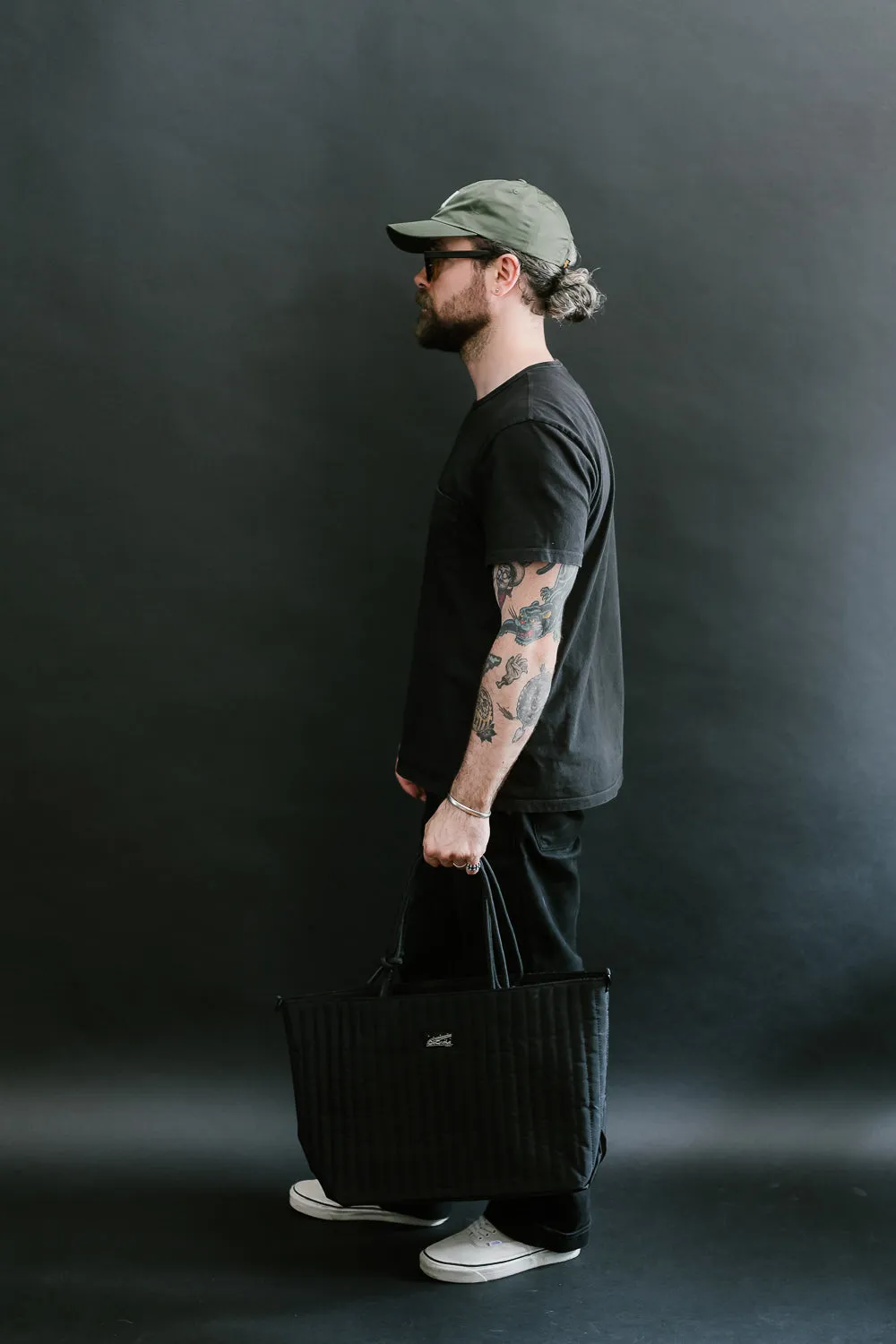 OGL-ORI-MILLIE-CARALL-BLK - OGL Originale Tech Material Millie Carry-All Tote Bag - Black