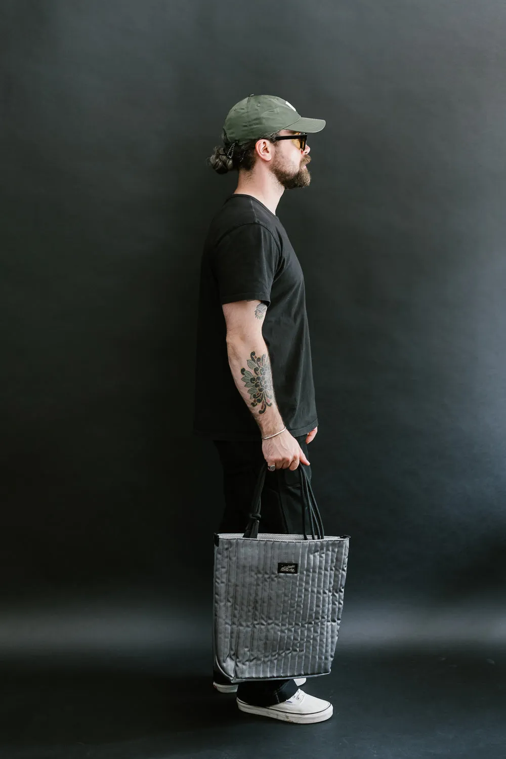 OGL-ORI-MILLIE-UTIL-SIL - OGL Originale Tech Material Millie Utility Tote Bag - Silver
