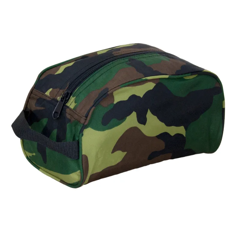 Personalized Nylon Camo Traveler Pouch
