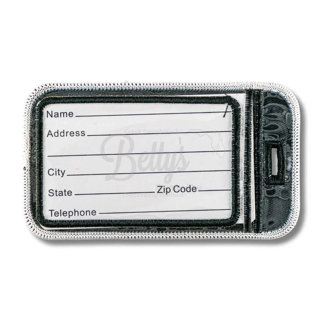 Phi Beta Sigma ΦΒΣ Shield Embroidered Luggage Tag