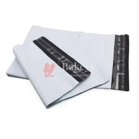 Plain Plastic Courier Bags Shipping Bags Strong Thick Mailing Bags with Self Adhesive Waterproof and Tear-Proof | Different Size | Pack Of 100
