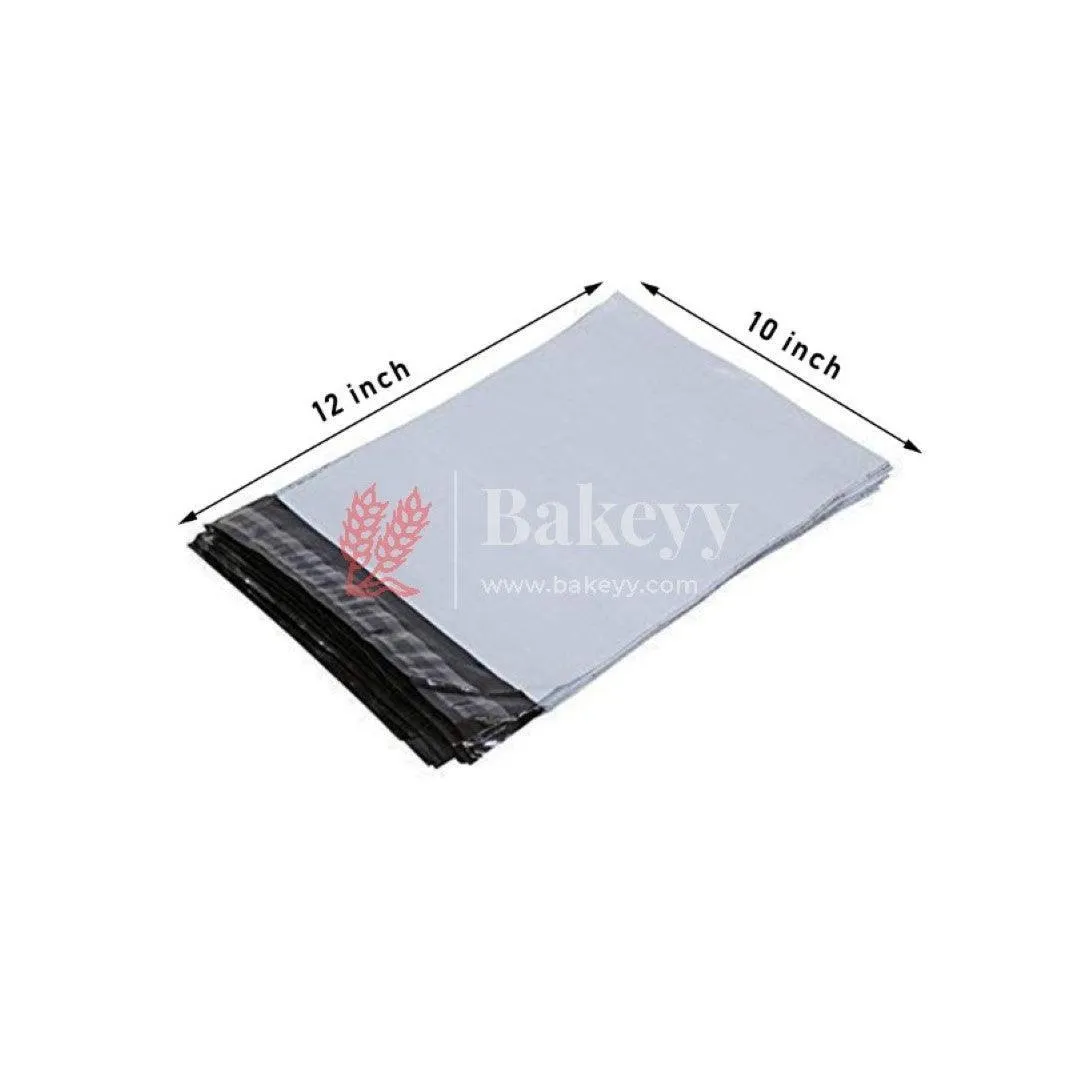 Plain Plastic Courier Bags Shipping Bags Strong Thick Mailing Bags with Self Adhesive Waterproof and Tear-Proof | Different Size | Pack Of 100