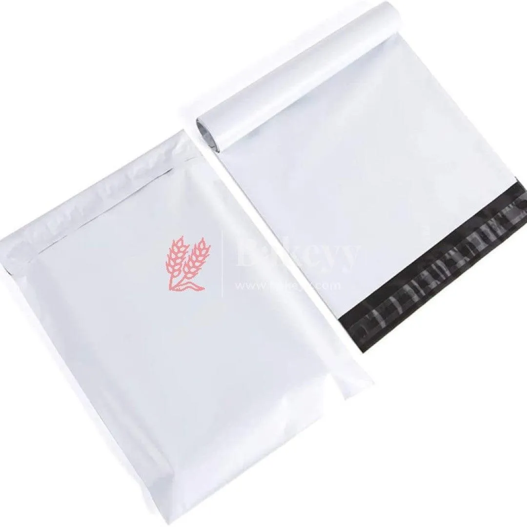 Plain Plastic Courier Bags Shipping Bags Strong Thick Mailing Bags with Self Adhesive Waterproof and Tear-Proof | Different Size | Pack Of 100