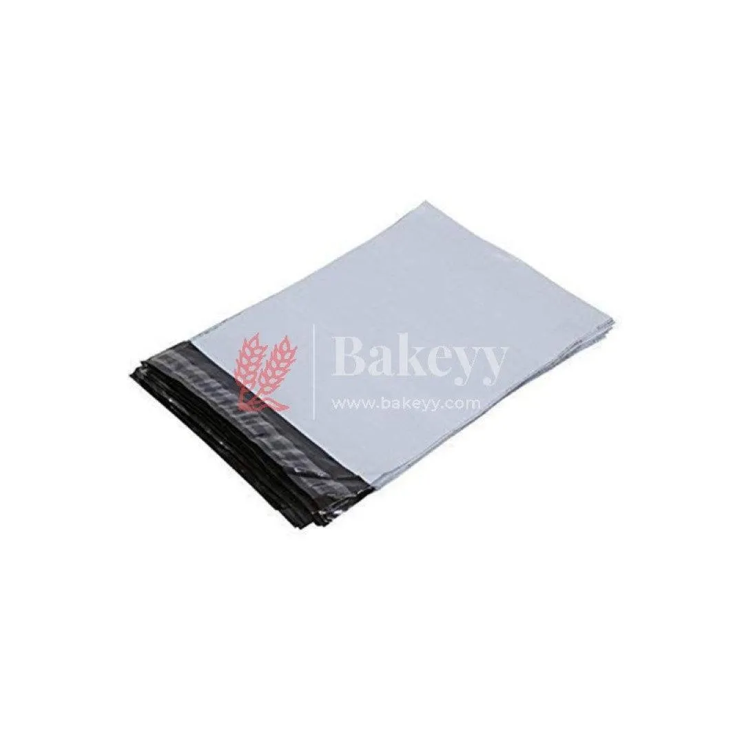 Plain Plastic Courier Bags Shipping Bags Strong Thick Mailing Bags with Self Adhesive Waterproof and Tear-Proof | Different Size | Pack Of 100