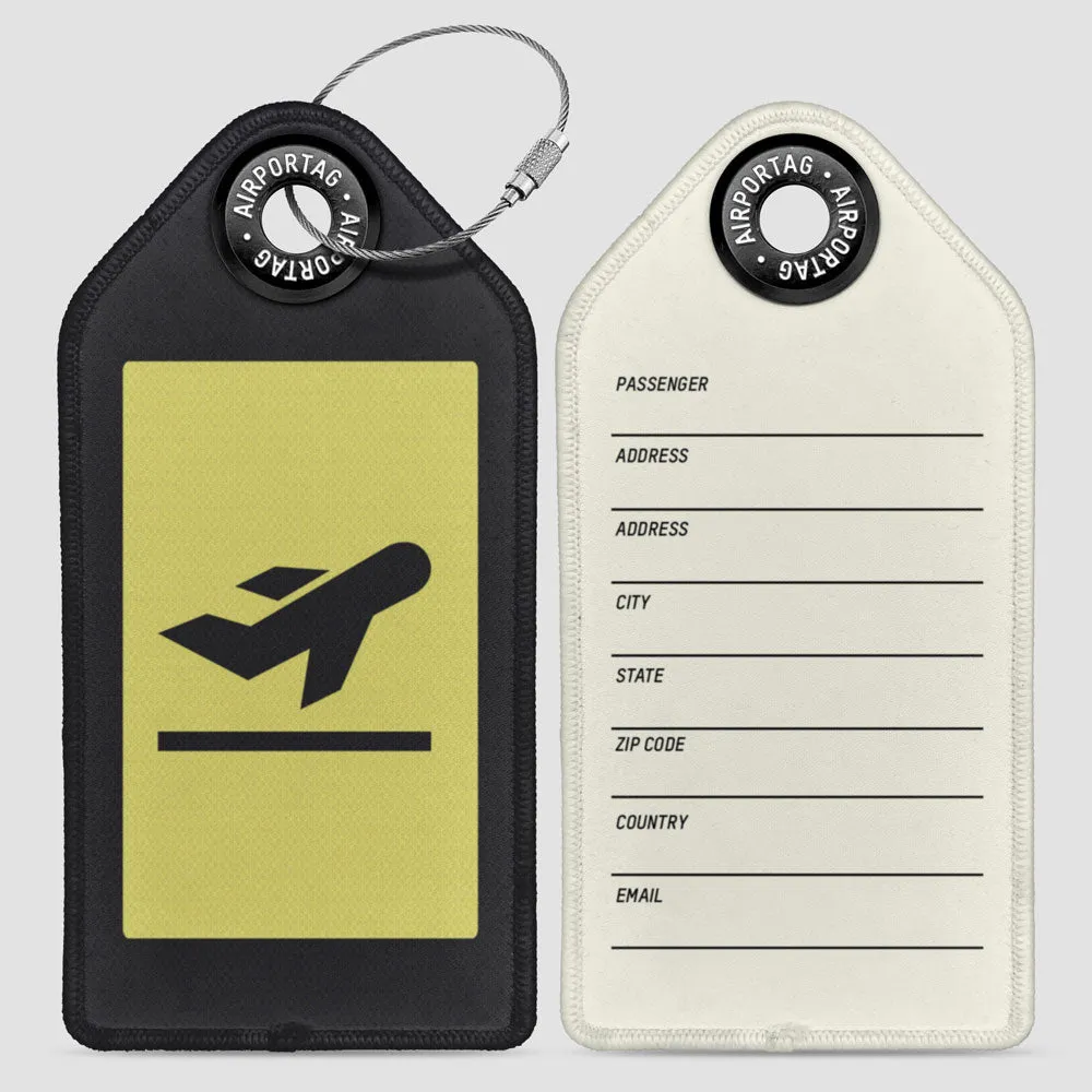 Plane Departure - Luggage Tag