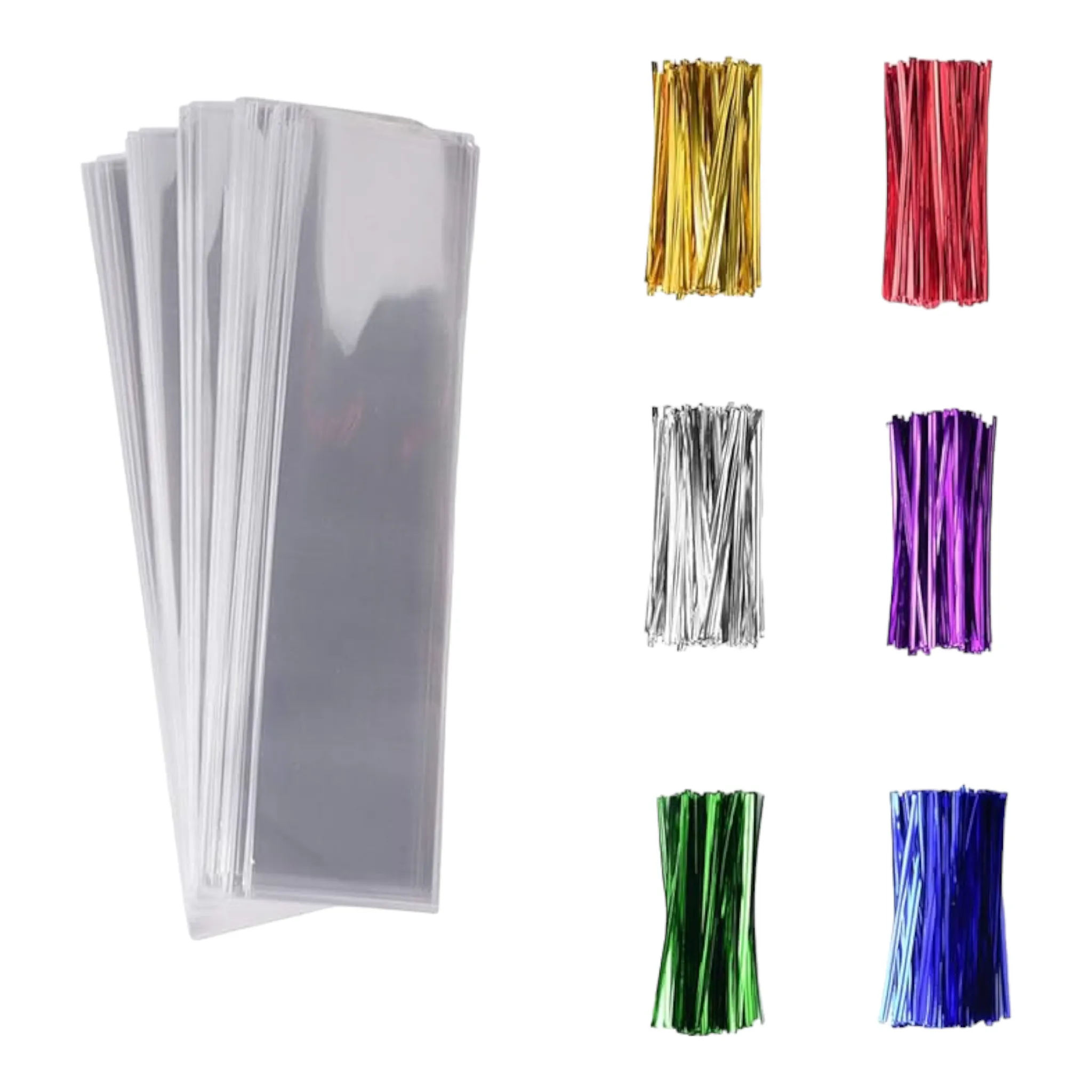 Polyprop Long Cellophane Treat Bags 10x30cm 35mic 250pack