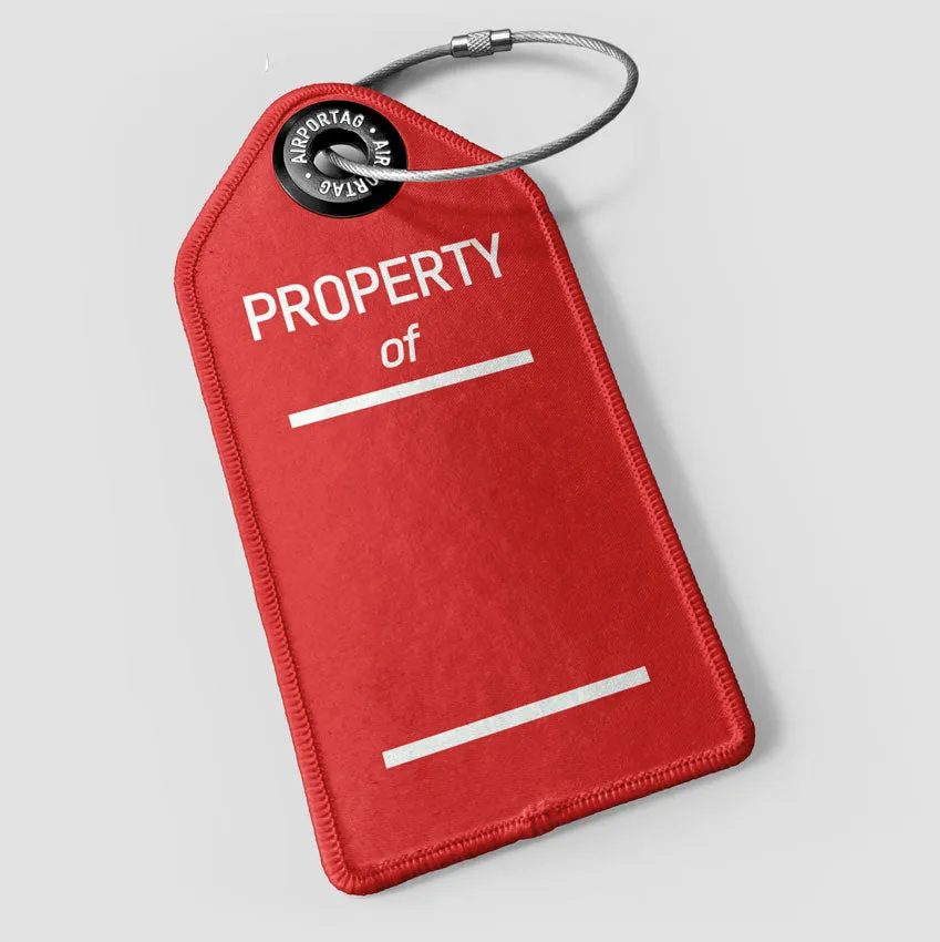 Property Of - Luggage Tag