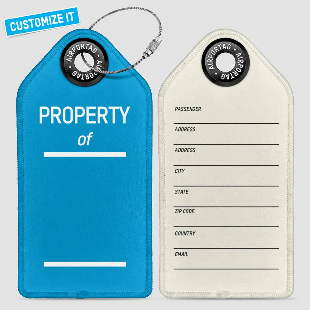 Property Of - Luggage Tag