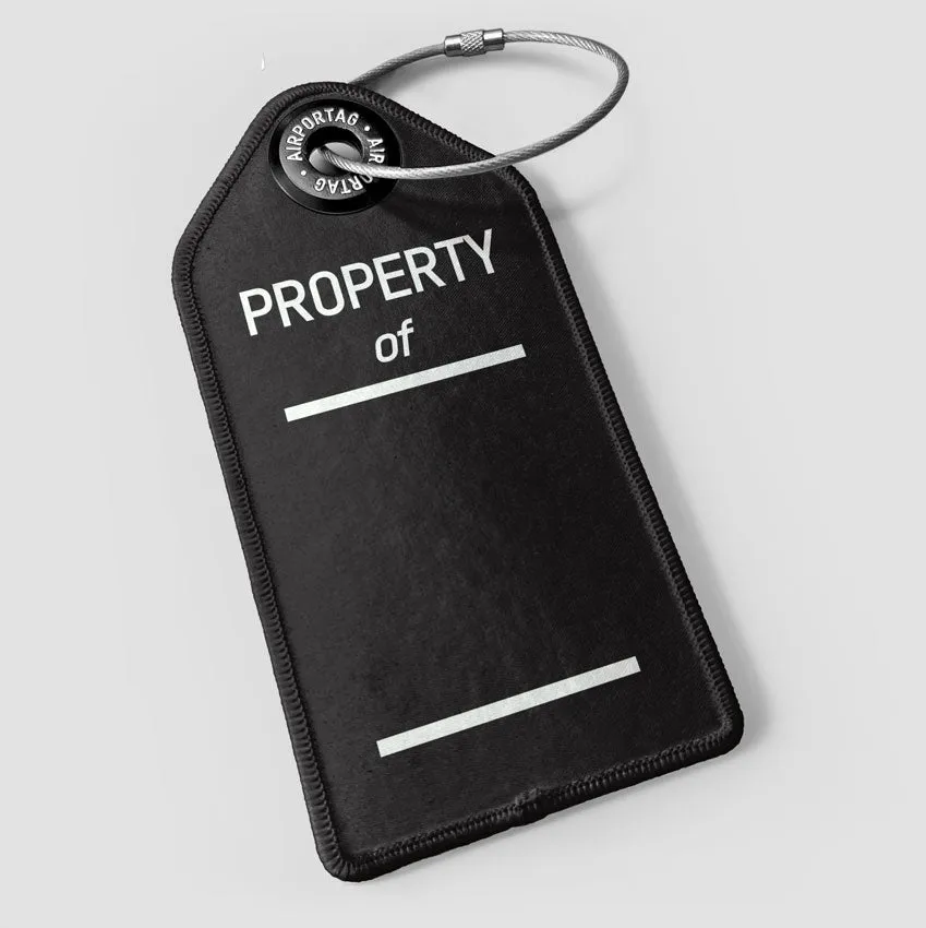 Property Of - Luggage Tag