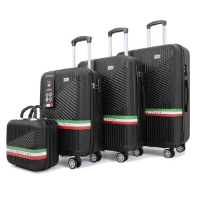 Roma Hardshell Luggage Set with Spinner Wheels & TSA Lock