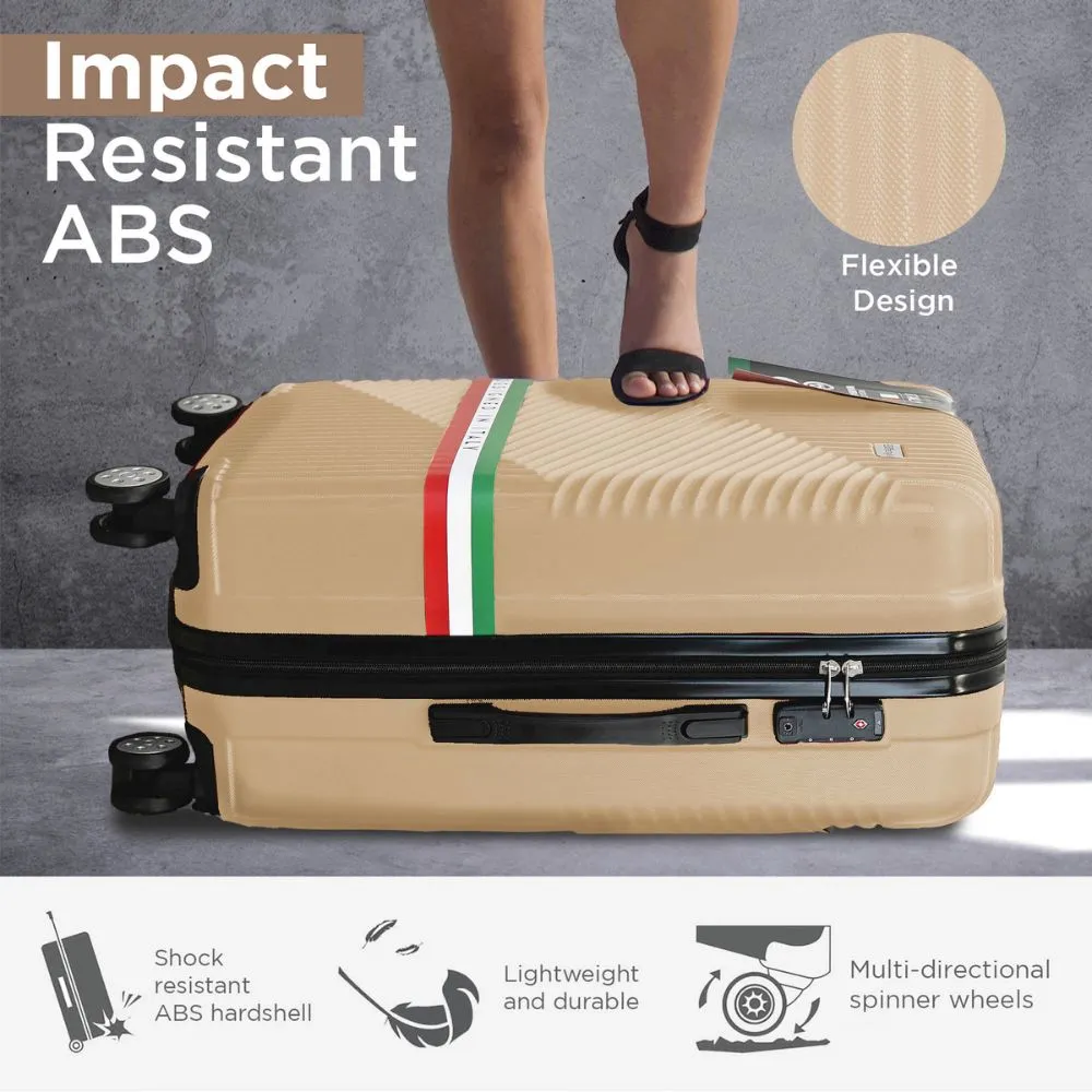 Roma Hardshell Luggage Set with Spinner Wheels & TSA Lock