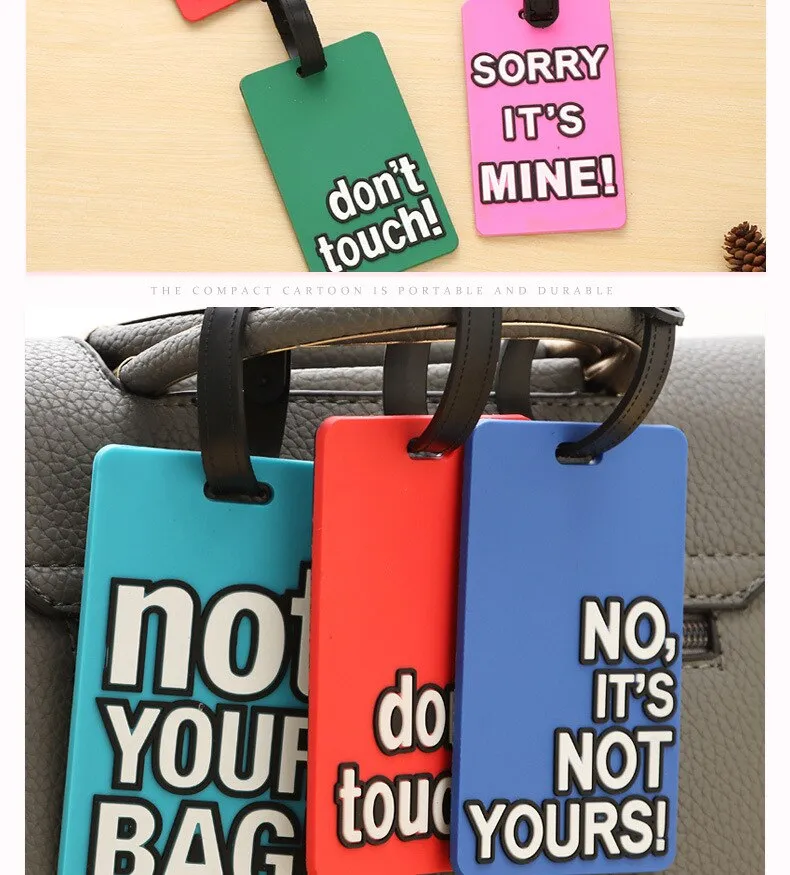 Silicon Luggage Tag "not YOUR BAG"