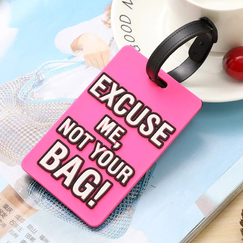 Silicon Luggage Tag "not YOUR BAG"