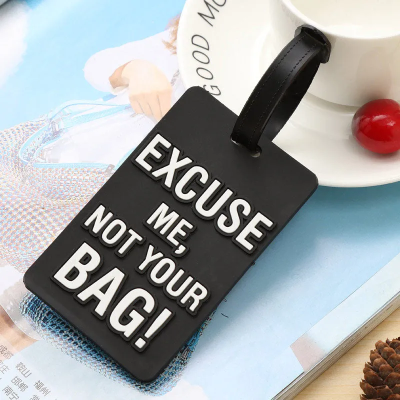 Silicon Luggage Tag "not YOUR BAG"