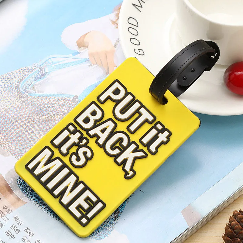 Silicon Luggage Tag "not YOUR BAG"