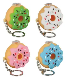 Silicone Donut One Hitter Keychain