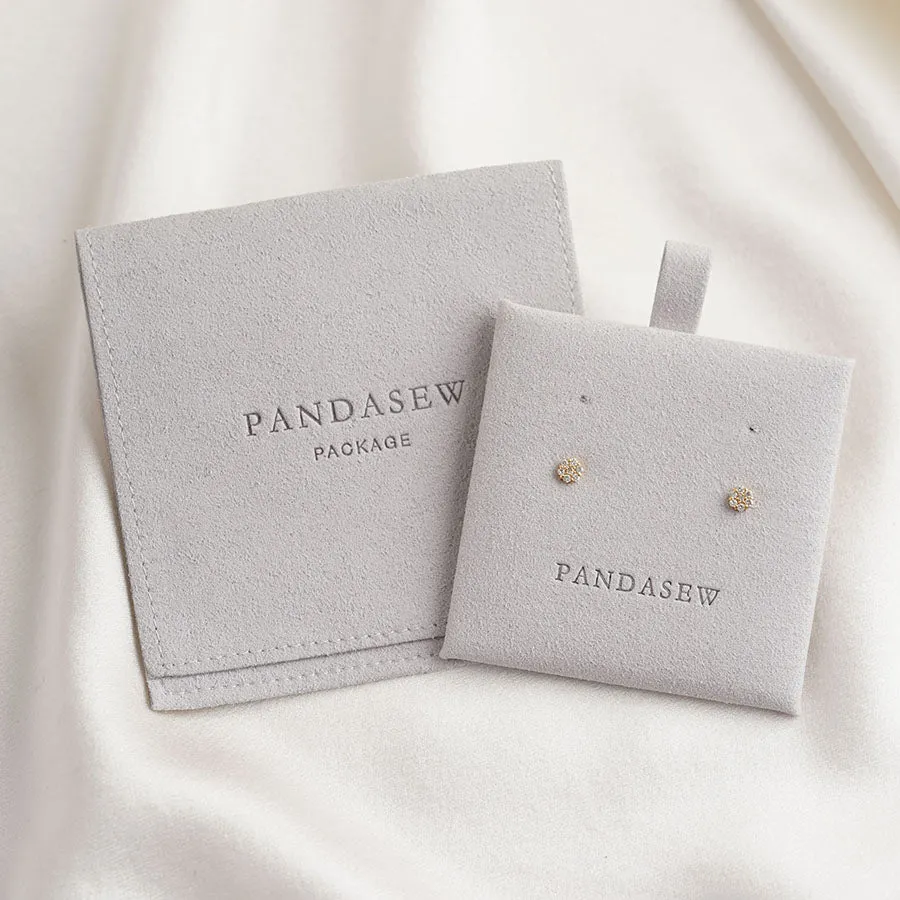 Squra pouch with insert card diverse types personalized package jewelry bag with logo custom 50stes MCR-132