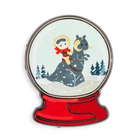 Star Wars Han Solo and Tauntaun Winter Snow Globe Enamel Pin