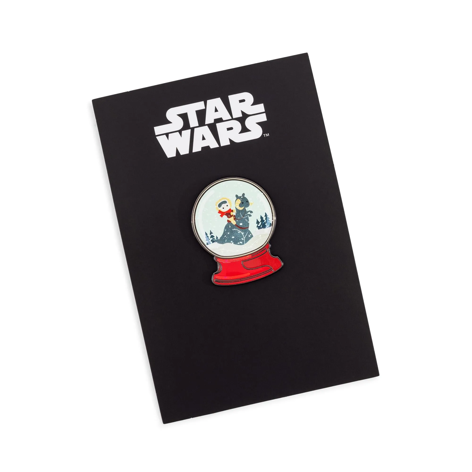 Star Wars Han Solo and Tauntaun Winter Snow Globe Enamel Pin