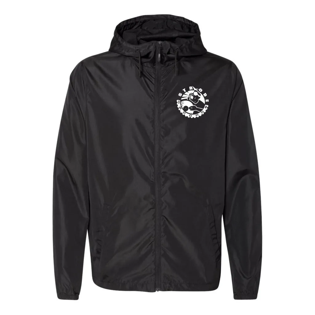 Strobe Records Premium Classic Unisex Lightweight Windbreaker Full-Zip Jacket