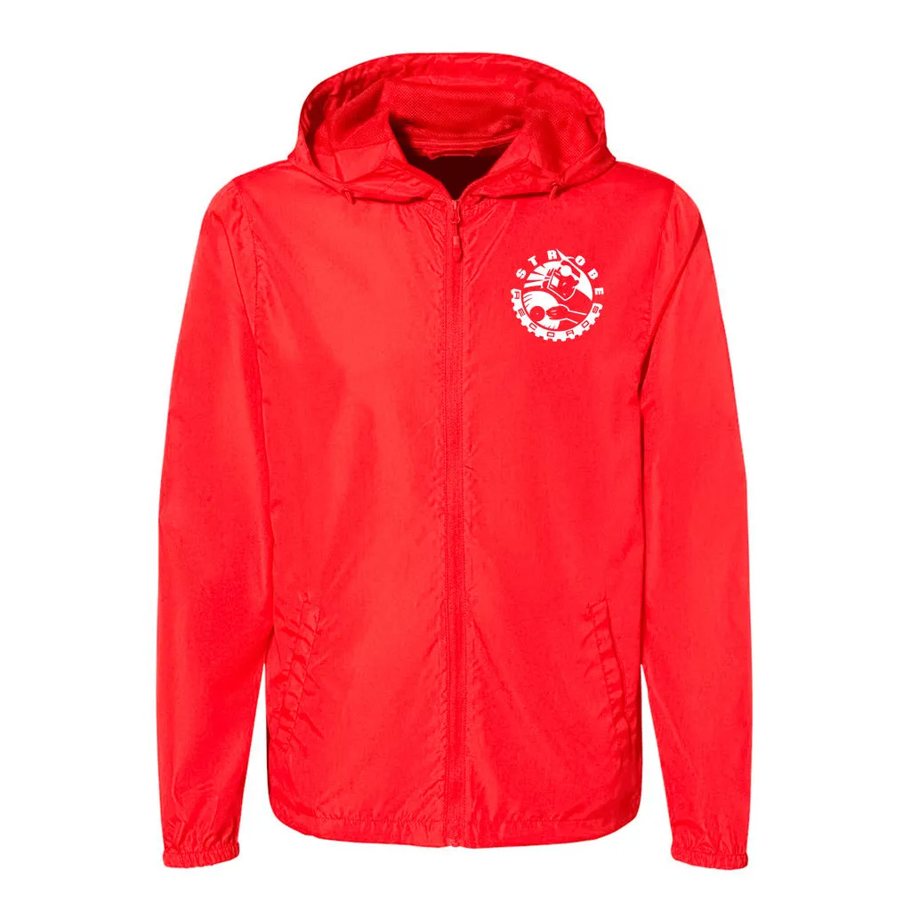 Strobe Records Premium Classic Unisex Lightweight Windbreaker Full-Zip Jacket