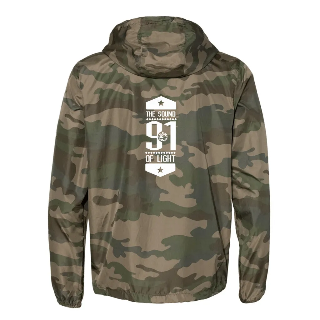 Strobe Records Premium Classic Unisex Lightweight Windbreaker Full-Zip Jacket