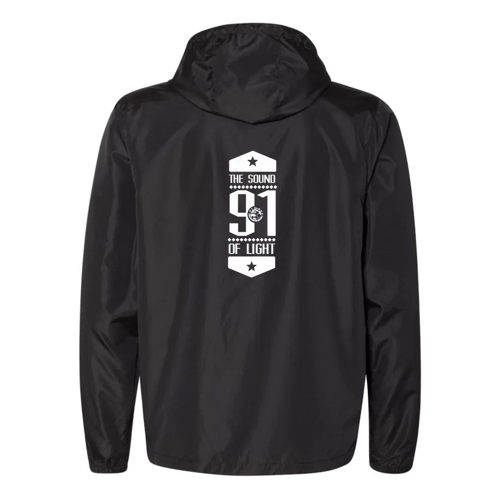 Strobe Records Premium Classic Unisex Lightweight Windbreaker Full-Zip Jacket