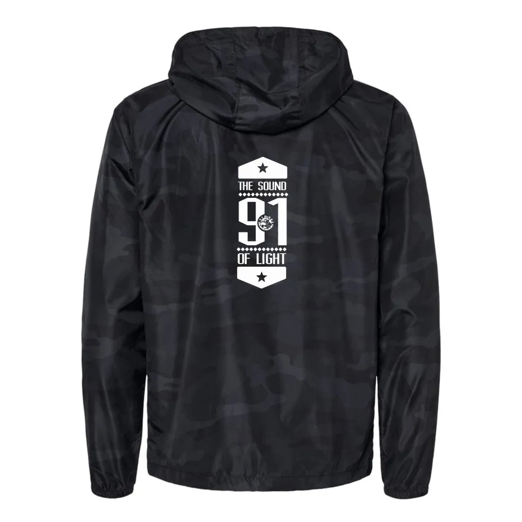 Strobe Records Premium Classic Unisex Lightweight Windbreaker Full-Zip Jacket