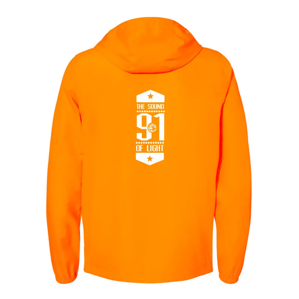 Strobe Records Premium Classic Unisex Lightweight Windbreaker Full-Zip Jacket