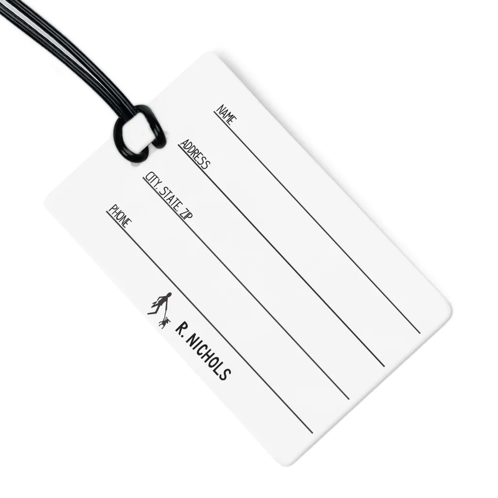 Texas Longhorn Luggage Tag