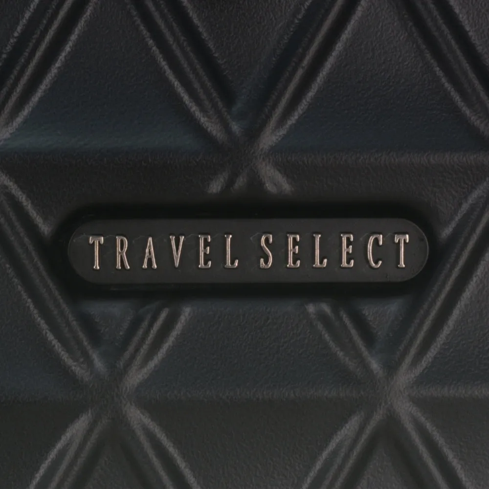 Travel Select Ashington Black Cabin Luggage 22in | USB Charger Port & Combination Lock