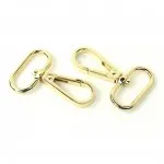 Two Swivel Hooks 3/4"