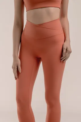 V Leggings (Full) in Grapefruit