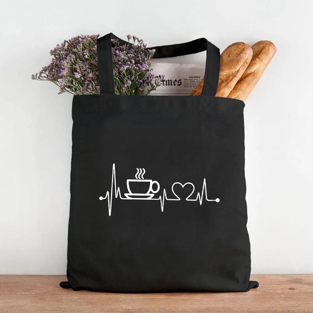 Wholesale Coffee Canvas Bags, Environmentally Friendly Handbags, Shopping Bags