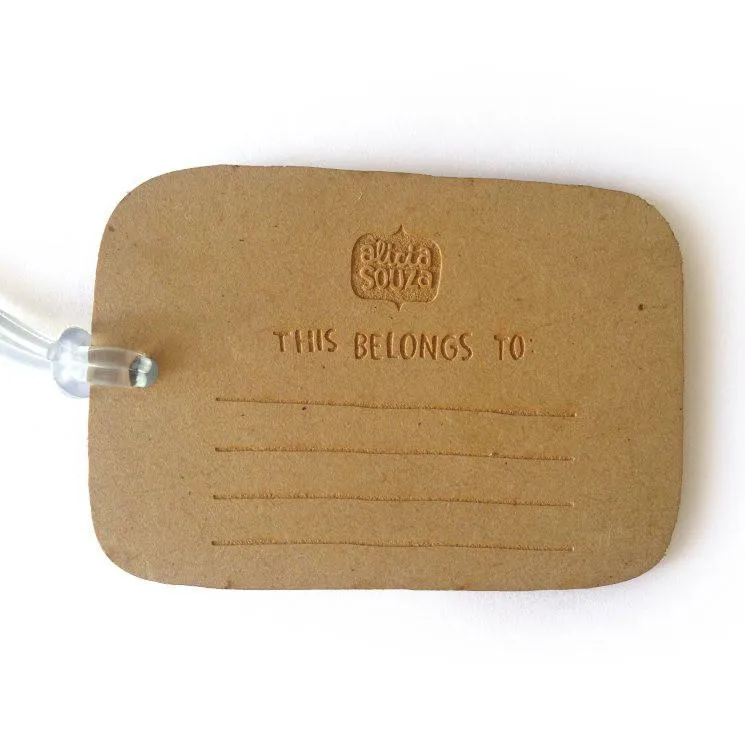 Window seat luggage tag